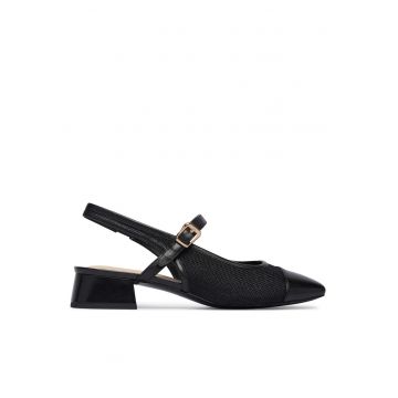 Pantofi eleganti -  piele naturala - negru