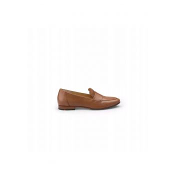 Pantofi slip-on  ROVIA 240 - piele naturala - maro whisky - Maro