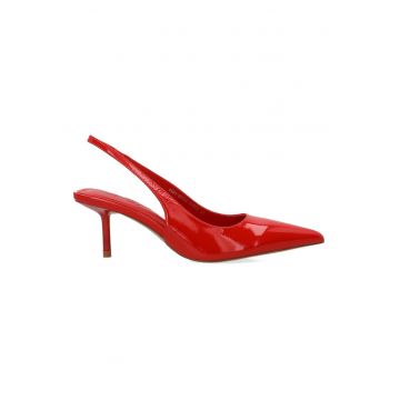 Pantofi stiletto din piele lacuita