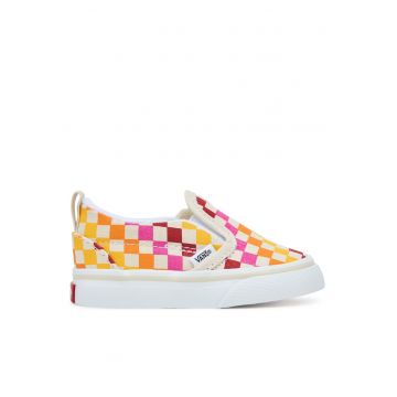 Tenisi copii -  Checkerboard - Slip-On - multicolor - textil