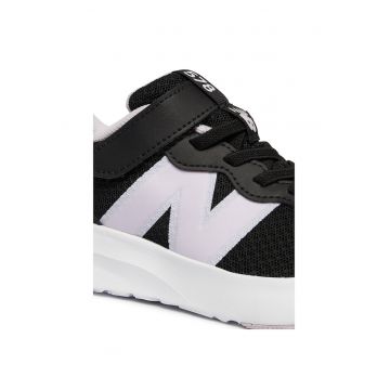 Adidasi Fete -  material textil - negru