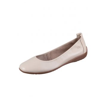 Balerini dama  861100 - Piele naturala - Bej