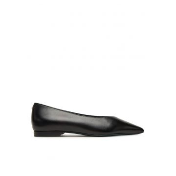Balerini dama -  piele naturala - negru