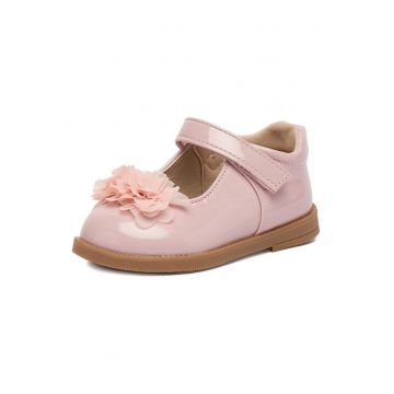 Balerini Fete -  material textil - roz - sistem inchidere Velcro