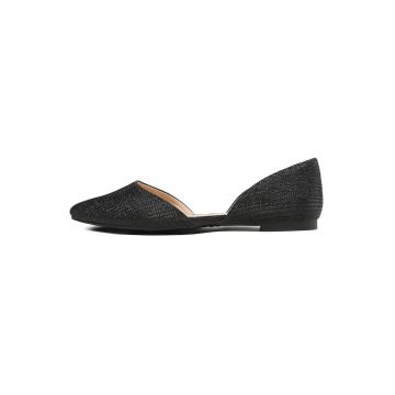 Balerini -  Negru - Textil -