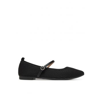Balerini -  Textil Negru