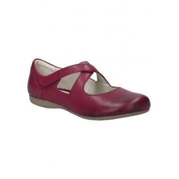 Pantofi balerini femei -  Fiona 72 - piele naturala - violet - marimea