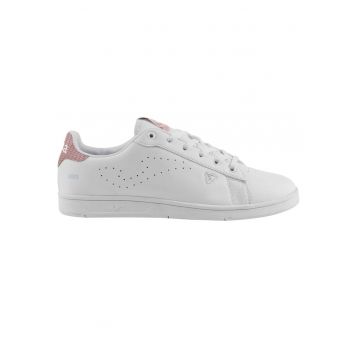 Pantofi casual femei -  Classic - CCLALW2213 - Sintetic - Alb-Roz deschis - Alb