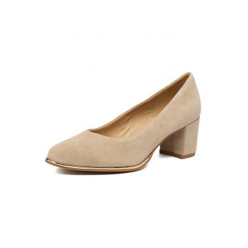 Pantofi clasic bej - Bej