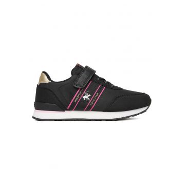 Pantofi copii -  negru - textil - inchidere velcro - Negru