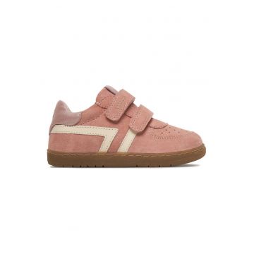 Pantofi copii -  piele naturala - velcrowqfqd - Roz