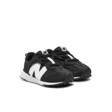 Pantofi copii -  sneakersi - material respirabil - negru - velcro -