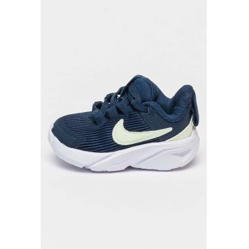 Pantofi cu insertii sintetice - pentru alergare Star Runner 4 - Verde pal/Alb optic/Bleumarin