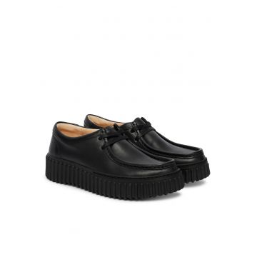 Pantofi dama 26186665 -  Piele naturala - Negru -