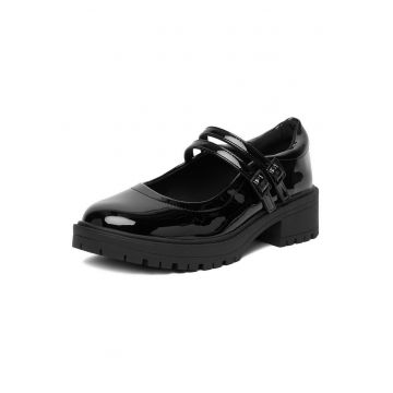 Pantofi dama -  clasic - sintetic - negru