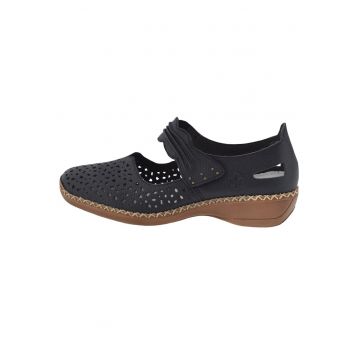 Pantofi dama - din piele naturala - marca  41399-14-42-22 - bleumarin - Bleumarin