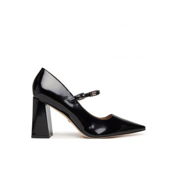 Pantofi dama -  piele ecologica - negri