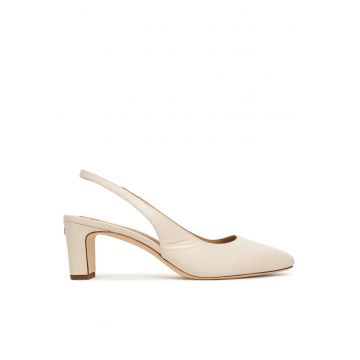 Pantofi dama -  piele naturala - clasic - bej