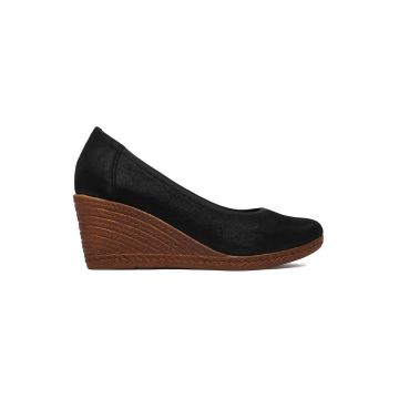 Pantofi dama -  piele naturala - culoare neagra