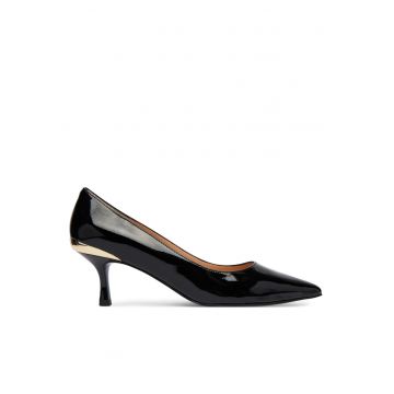 Pantofi dama -  piele naturala - negru -