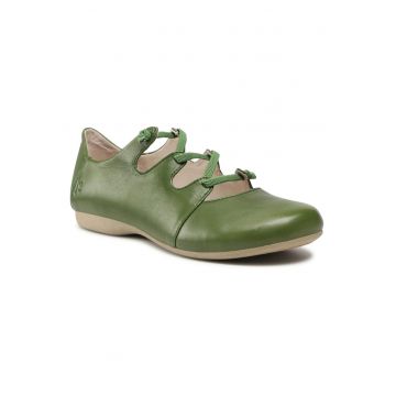 Pantofi dama -  piele naturala - verde -