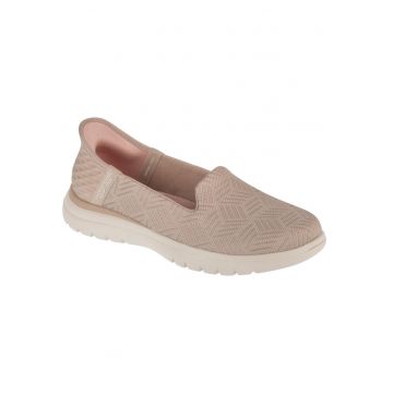 Pantofi dama -  Slip-Ins On The Go Flex - Clover 138182 - Bej