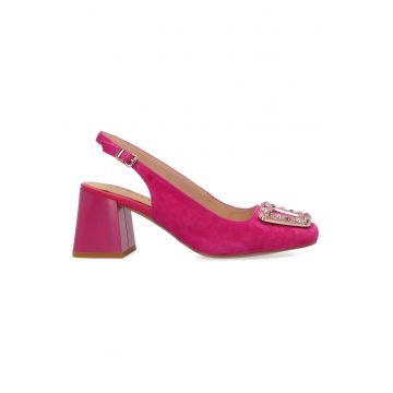 Pantofi din piele intoarsa