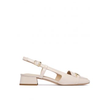 Pantofi eleganti -  piele naturala - bej