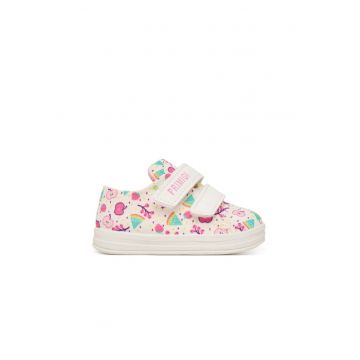 Pantofi fete 1355033 -  Alb - Textil