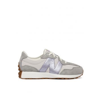 Pantofi fete G32771W -  Piele naturala - Gri