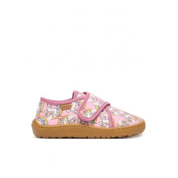 Pantofi fete  Roz Textil - Roz
