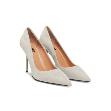 Pantofi  piele naturala - bej