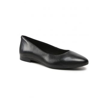 Balerini dama -  piele naturala - negru -