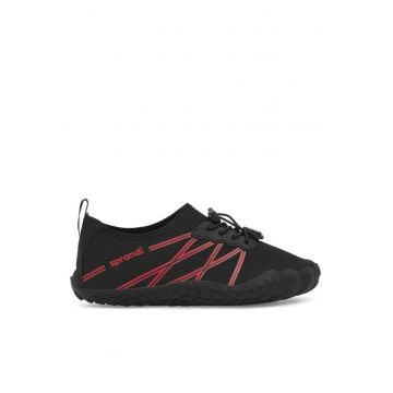 Pantofi copii - 6881 -  Textil - Negru