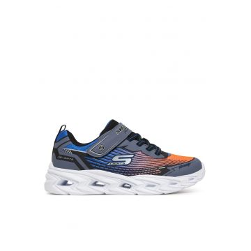 Pantofi copii -  multicolor - textil - cu LED-uri - sistem inchidere Velcro -