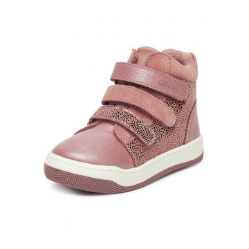 Pantofi copii -  piele naturala - fermoar - violet -