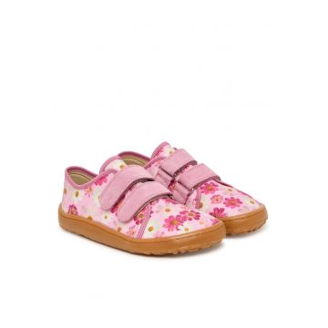Pantofi copii -  roz - din textil - pentru fete