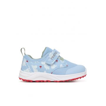 Pantofi copii -  sneakers - velcro - albastru - material sintetic si textil