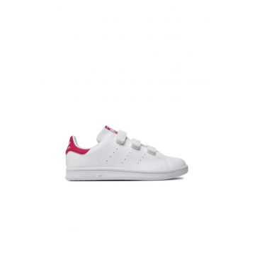 Pantofi copii -  Stan Smith Cf C - piele ecologica - alb/roz