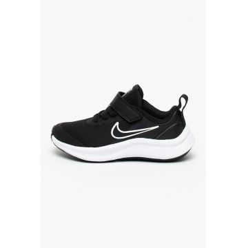 Pantofi cu inchidere velcro - pentru alergare Star Runner 3 - Negru - Alb -
