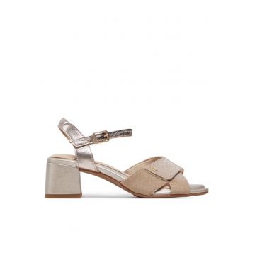 Pantofi dama  303751531 - Piele ecologica/Piele naturala - Bej