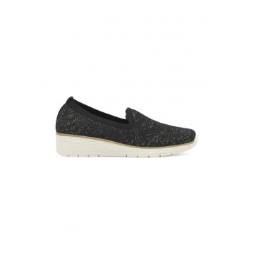 Pantofi dama -  590559 - Textil - Negru -