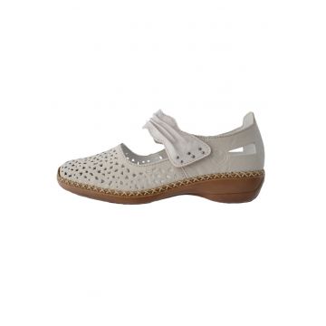 Pantofi dama - din piele naturala - marca  41399-60-52-22 - crem - Crem