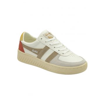 Pantofi dama Grandslam Trident -  Piele naturala - Crem