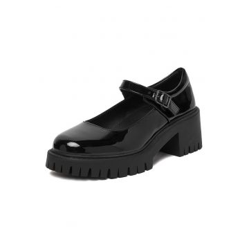 Pantofi dama -  negru - sistetic