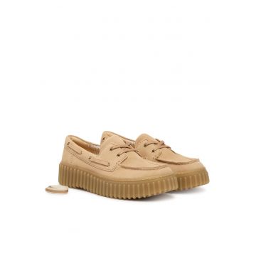 Pantofi dama -  piele naturala - bej -