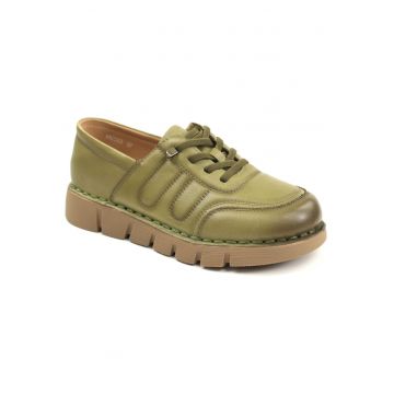 Pantofi dama piele naturala KM2583 - Gri