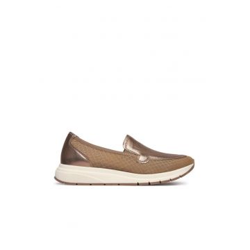 Pantofi dama -  Piele naturala - Maro -