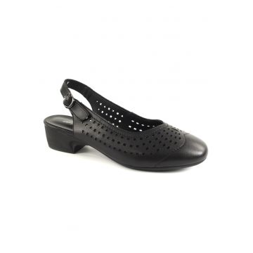 Pantofi dama piele naturala X4X480017D 01 N - Negru