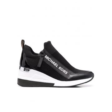 Pantofi dama -  Sintetic - Negru - Marimea